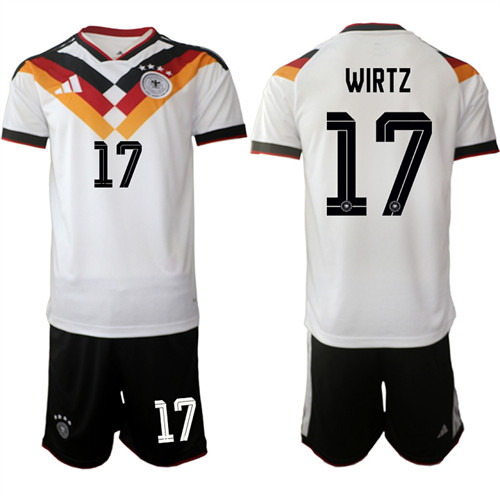 Men's Germany 17 WIRTZ National Team FIFA x World Cup 2026 Home White On Field Jersey
