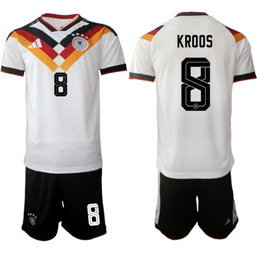Men's Germany 8 KROOS National Team FIFA x World Cup 2026 Home White On Field Jersey