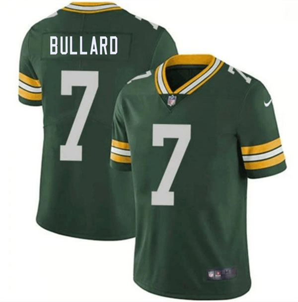 Men's Green Bay Packers 7 Javon Bullard Green 2026 Vapor Untouchable Limited Football Stitched Jersey