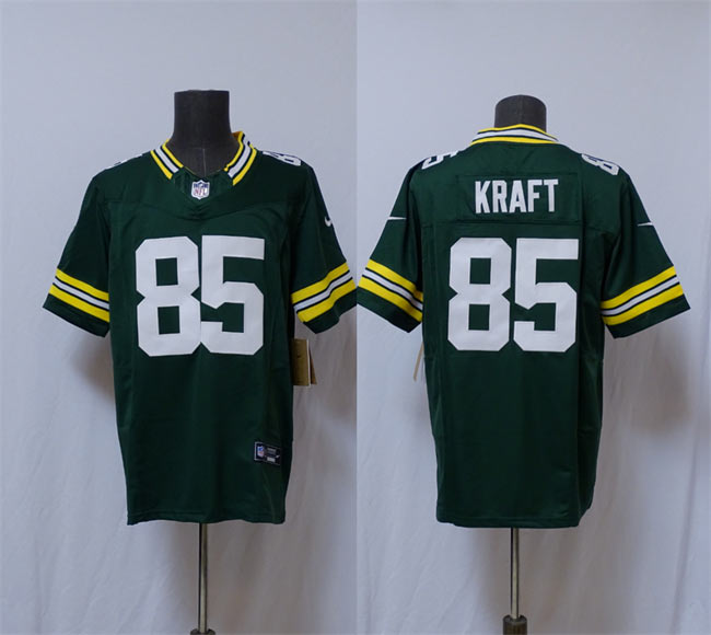 Men's Green Bay Packers 85 Tucker Kraft Green Vapor 2025 F.U.S.E. Limited Football Stitched Jersey