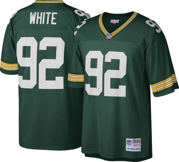 Men's Green Bay Packers 92 Reggie White Mitchell & Ness 1996 Throwback Green Jersey
