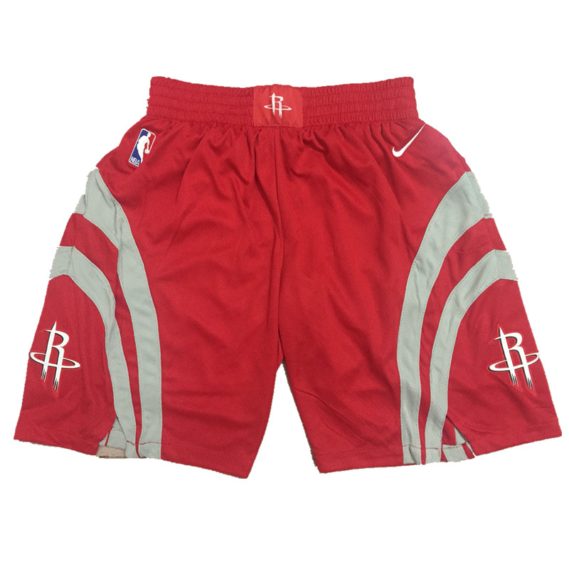 Men's Houston Rockets Red NBA Shorts