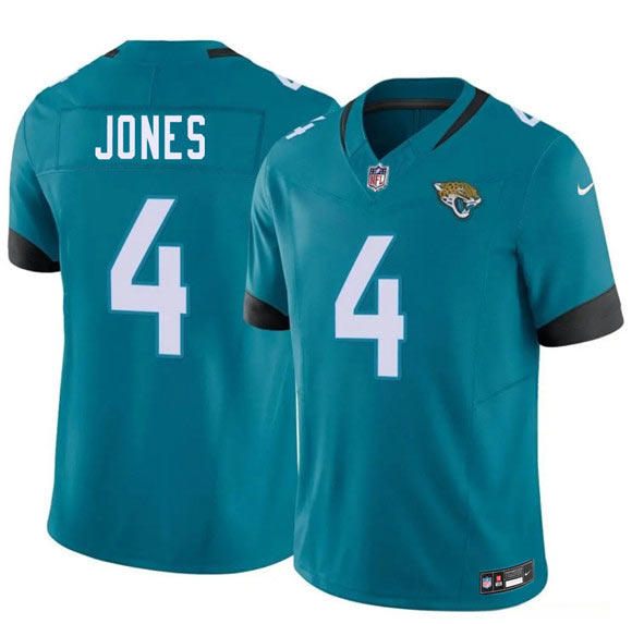 Men's Jacksonville Jaguars 4 Jarrian Jones Teal 2026 F.U.S.E. Vapor Untouchable Limited Football Stitched Jersey