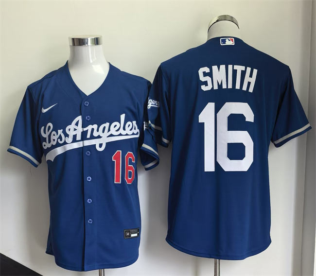Men's Los Angeles Dodgers 16 Will Smith Royal 2026 Stitched Baseball Jersey