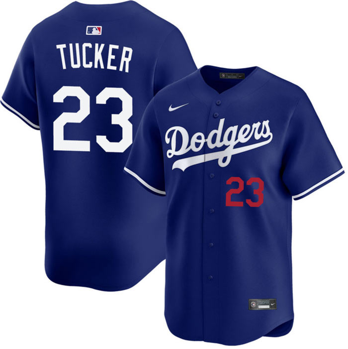 Men's Los Angeles Dodgers 23 Kyle Tucker Royal 2026 Limited Stitched Baseball Jersey