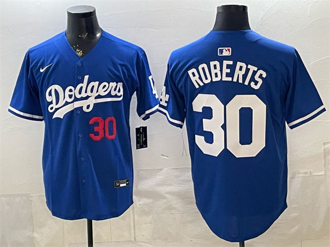Men's Los Angeles Dodgers 30 Dave Roberts Royal 2026 Limited Stitched Baseball Jersey