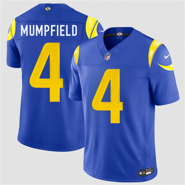 Men's Los Angeles Rams 4 Konata Mumpfield Royal 2026 F.U.S.E. Vapor Limited Football Stitched Jersey