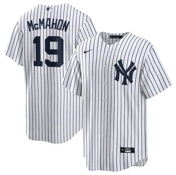 Men's New York Yankees 19 Ryan McMahon White 2025 Cool Base Stitched Baseball Jersey