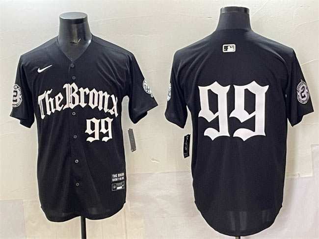 Men's New York Yankees 99 Aaron Judge Black 'Gothic Legacy Edition' Vapor Premier Limited Stitched Baseball Jersey
