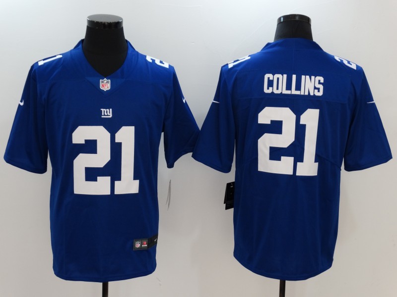 Men's New York Giants #21 Landon Collins Blue 2017 Vapor Untouchable Limited Stitched Jersey