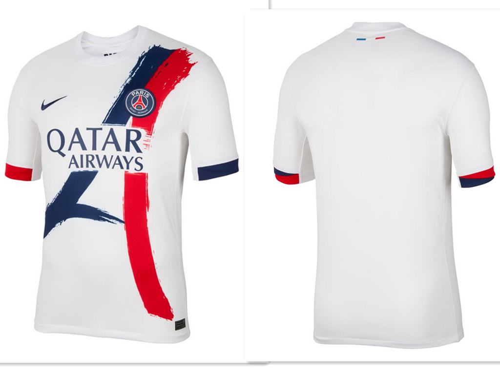 Men's Nike Paris Saint Germain White Away 2025 2026 Shirt