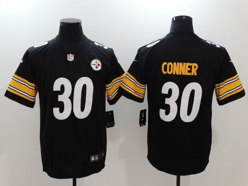 Men's Pittsburgh Steelers #30 James Conner Black 2017 Vapor Untouchable Limited Stitched Jersey