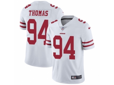 Men's San Francisco 49ers #94 Solomon Thomas Vapor Untouchable Limited White NFL Jersey