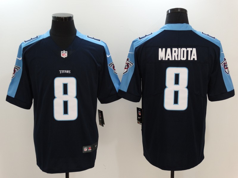 Men's Tennessee Titans #8 Marcus Mariota Black 2017 Vapor Untouchable Limited Stitched Jersey