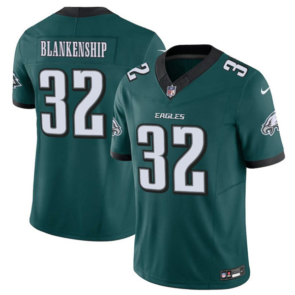 Men's Philadelphia Eagles 32 Reed Blankenship Green 2025 F.U.S.E