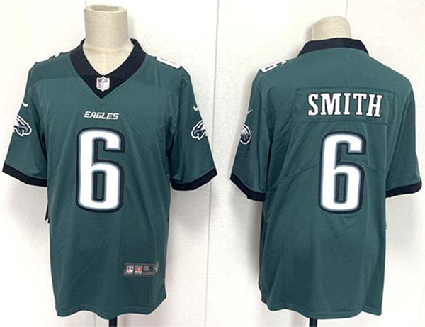 Men's Philadelphia Eagles 6 DeVonta Smith Green 2024 New Vapor Untouchable Limited Football Stitched Jersey