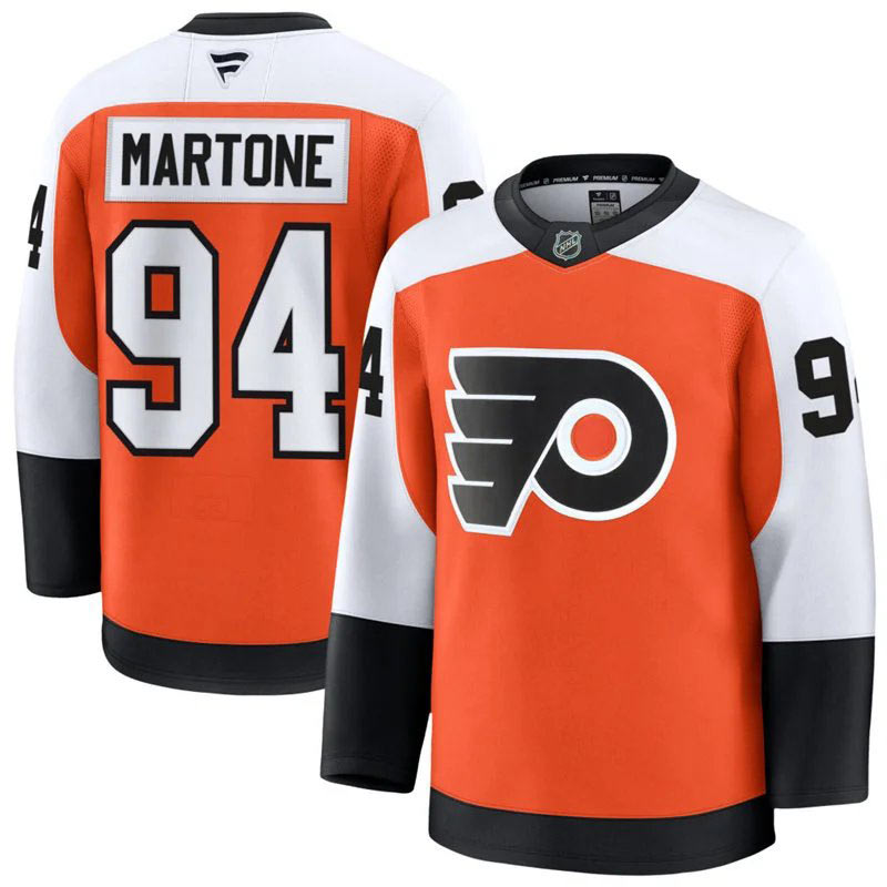 Men's Philadelphia Flyers 94 Porter Martone Orange Home stitched Hockey Jersey