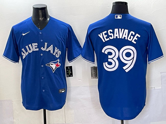 Men's Toronto Blue Jays 39 Trey Yesavage Royal Cool Base Stitched Baseball Jersey