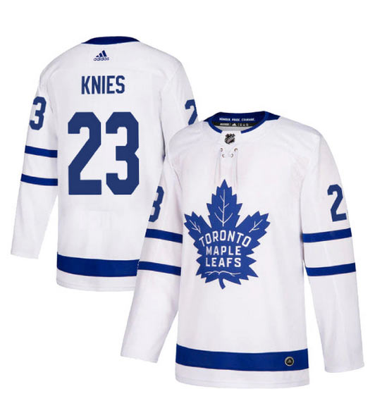 Men's Toronto Maple Leafs Matthew Knies adidas White Authentic Player Hockey Jersey