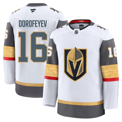 Men's Vegas Golden Knights 16 Pavel Dorofeyev White Away Authentic Jersey
