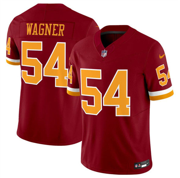 Men's Washington Commanders 54 Bobby Wagner Burgundy 2025 F.U.S.E. Throwback Limited Football Stitched Jersey