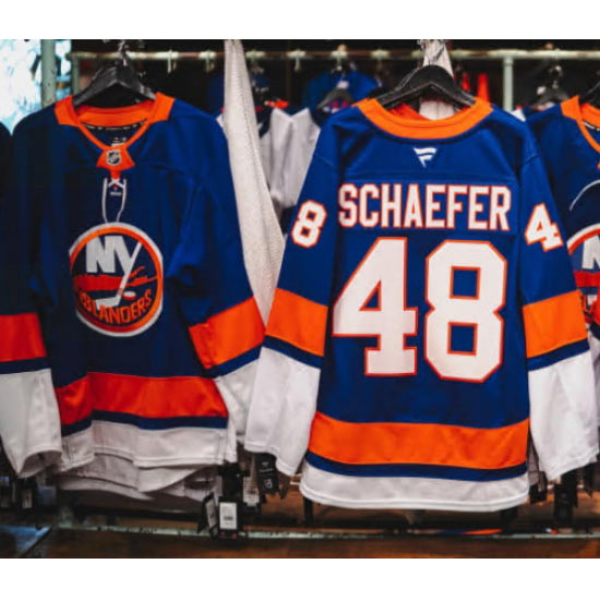 Men New York Islanders 48 Matthew Schaefer Navy 2024 25 Stitched Hockey Jersey