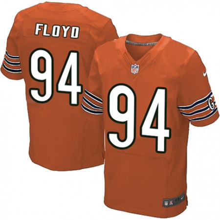 Men Chicago Bears 94 Leonard Floyd Elite Orange Alternate NFL Jersey