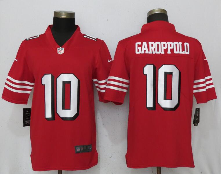 49ers 10 Jimmy Garoppolo Red Color Rush Vapor Untouchable Limited Jersey