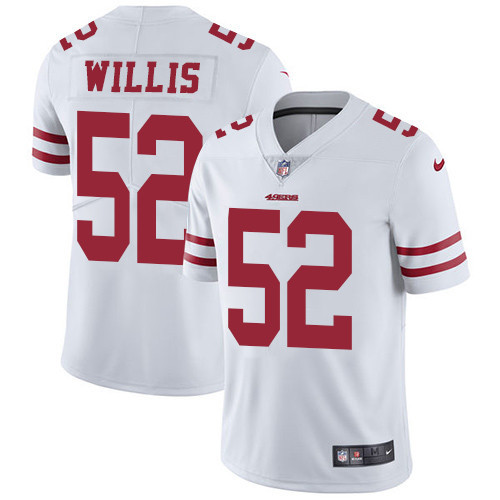 49ers 52 Patrick Willis White Vapor Untouchable Player Limited Jersey