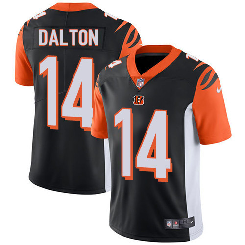 Bengals 14 Andy Dalton Black Vapor Untouchable Player Limited Jersey