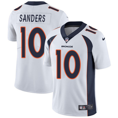 Broncos 10 Emmanuel Sanders White Vapor Untouchable Player Limited Jersey