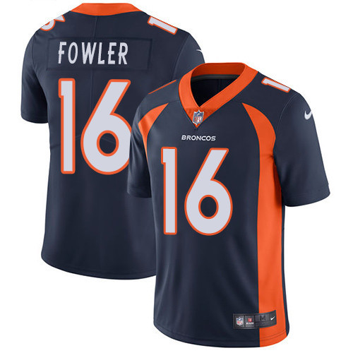Broncos 16 Bennie Fowler Navy Vapor Untouchable Player Limited Jersey