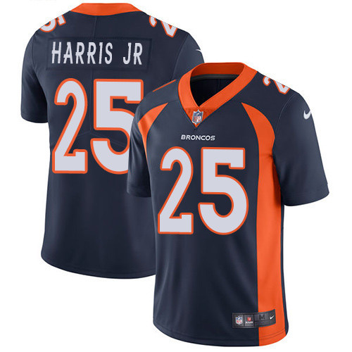 Broncos 25 Chris Harris Jr Navy Vapor Untouchable Player Limited Jersey