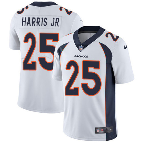 Broncos 25 Chris Harris Jr White Vapor Untouchable Player Limited Jersey