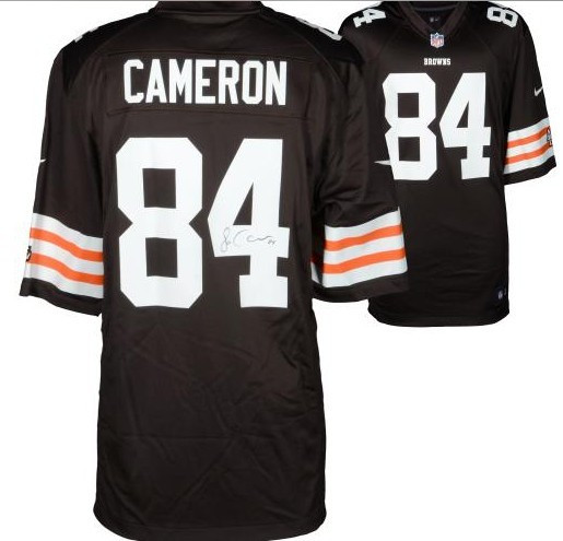 Browns 84 Jordan Cameron Brown Signature Edition Elite Jersey