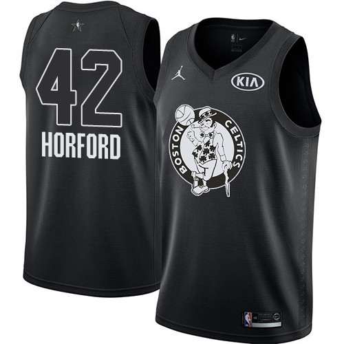 Celtics #42 Al Horford Black NBA Jordan Swingman 2018 All Star Game Jersey