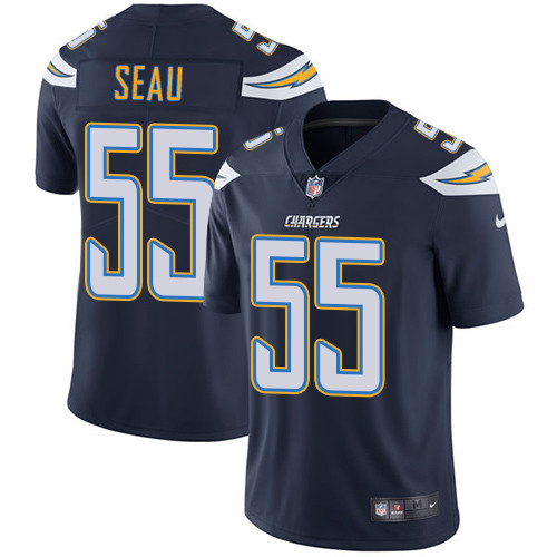Chargers 55 Junior Seau Navy Vapor Untouchable Player Limited Jersey