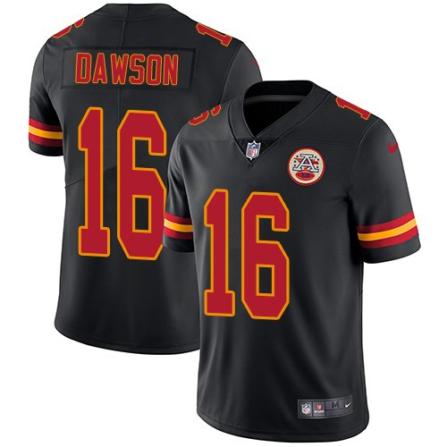 Chiefs 16 Len Dawson II Black Vapor Untouchable Limited Jersey