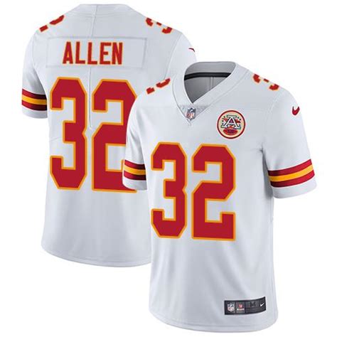 Chiefs 32 Marcus Allen White Vapor Untouchable Limited Jersey