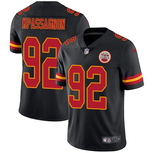 Chiefs 92 Tanoh Kpassagnon Black Vapor Untouchable Limited Jersey