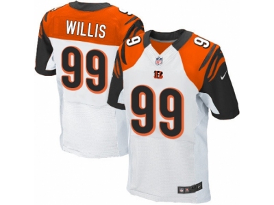 Cincinnati Bengals 99 Jordan Willis Elite White NFL Jersey