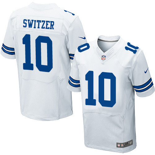 Cowboys 10 Ryan Switze White Elite Jersey
