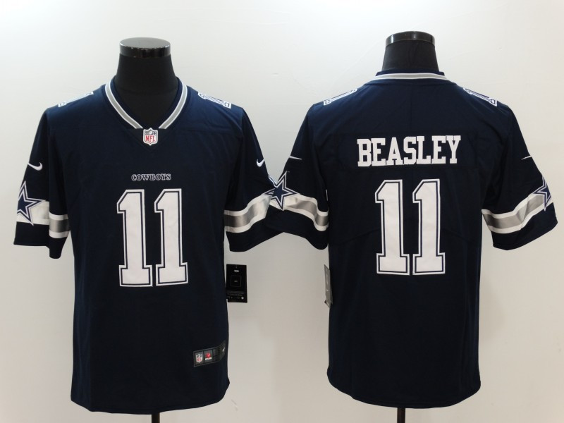 Cowboys 11 Cole Beasley Navy Vapor Untouchable Player Limited Jersey