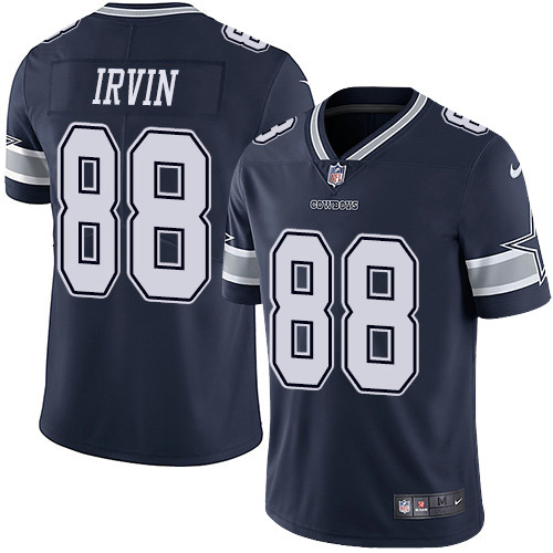Cowboys 88 Michael Irvin Navy Vapor Untouchable Player Limited Jersey