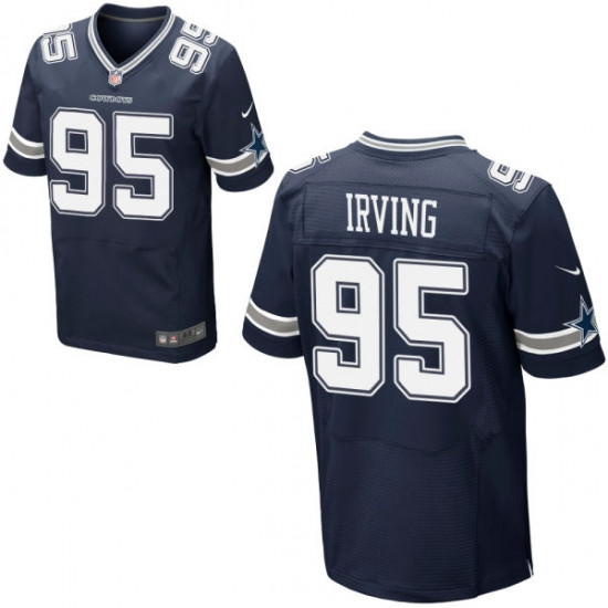 Cowboys 95 David Irving Navy Elite Jersey