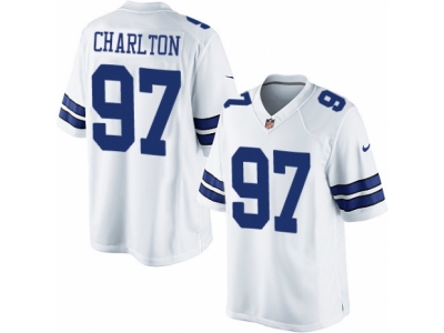 Dallas Cowboys 97 Taco Charlton Limited White NFL Jersey
