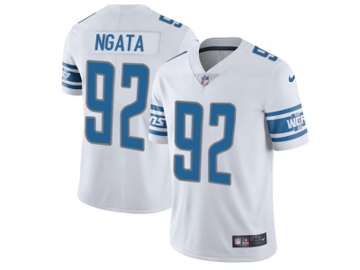 Detroit Lions 92 Haloti Ngata White Men Stitched NFL Limited Jersey