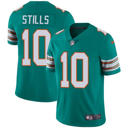 Dolphins 10 Kenny Stills Aqua Throwback Vapor Untouchable Limited Jersey