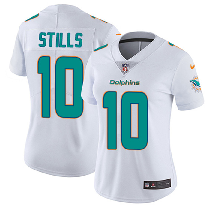 Dolphins 10 Kenny Stills White Women Vapor Untouchable Limited Jersey