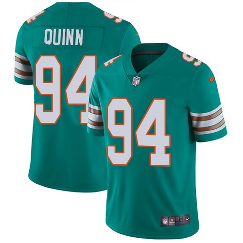 Dolphins 94 Robert Quinn Aqua Throwback Vapor Untouchable Limited Jersey